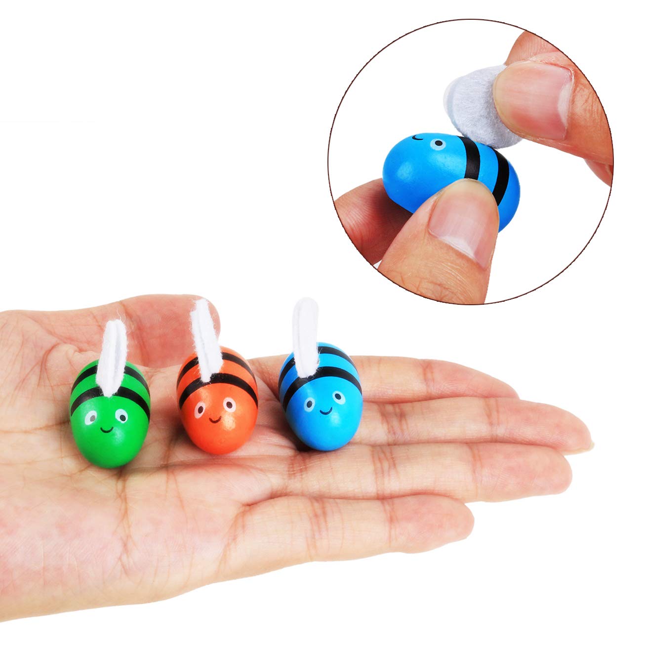 Fansport Toddler Baby Bee Hive Preschool Wooden Toys,Bee Toy,Motor Skills Toys for Toddlers for Baby Early Educational Toddler Montessori Game Motor Skills Toy