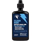 White Lightning Clean Ride Self-Cleaning Wax Chain Lubricant 4 fl oz | Self-Cleaning Technology - Keeps Chain Clean - Dry Wax Coating - Smooth &amp; Quiet