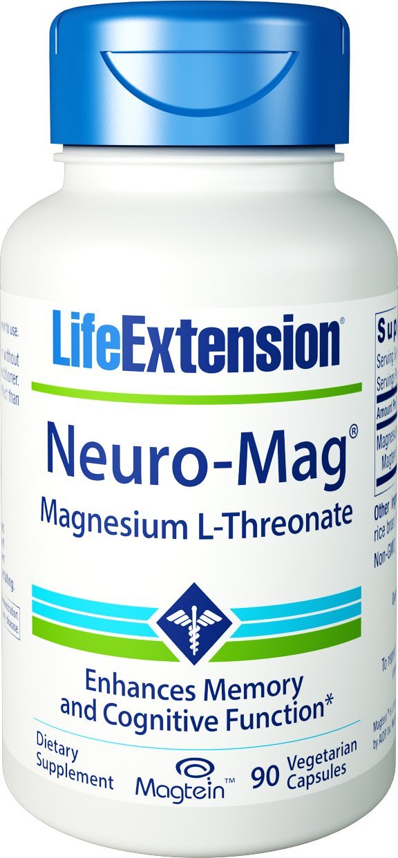 Life Extension NeuroMag Magnesium LThreonate 90 Vegetarian Capsules