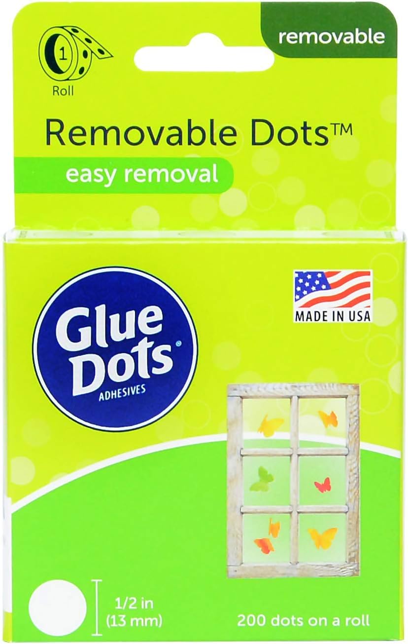 GLUE DOTS INTERNATIONAL 08248 Remove Adhesive Roll,200pc: Home Improvement