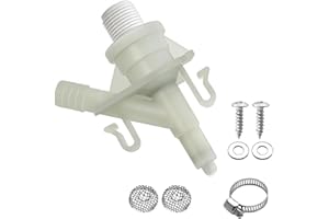 TEEGROOW Upgraded RV Toilet Water Valve Replacement Kit for Dometic Toilets 300, 310, 320-385311641 RV Toilet Parts, Freeze-Resistance & Leakage-Resistant, for Camper Pedal-Flush Toilet
