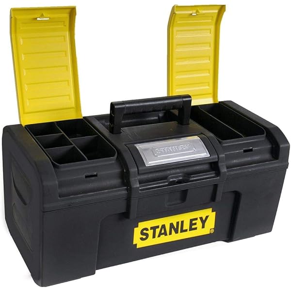 Stanley Caja de Herramientas 19 pulgadas Un toque: Amazon.es: Bricolaje y herramientas