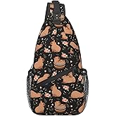 Nmbvcxz Butterflies Sling Bag Crossbody Sling Backpack for Women Men Travel Hiking Daypack Chest Shoulder Bag | Travel, Hiking, Daypack