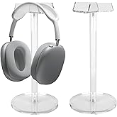 Dealpoli Acrylic Desktop Headphone Holder, Countertop Accessories Stand,Universal for All Music Gaming Headsets 1 Pack(DP015)