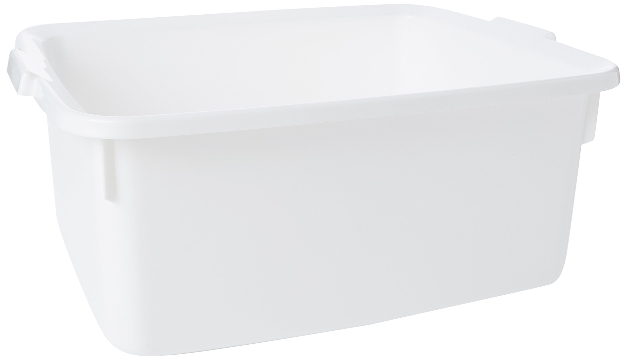 Addis 517639 Plastic Butler Large Rectangular Bowl, White, 12.5 Litre, 33 x 42 x 17 cm