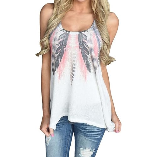 Women Shirts Floral V Neck Print Loose Beach Ladies Casual T Shirt Tops Blouse Top