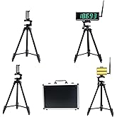YZ Laser Timer for Sprints, Laser Sprint System, Track Laser Timer Stopwatch, Lap/Speed Training/Track Field/Running/Football(High Stand)