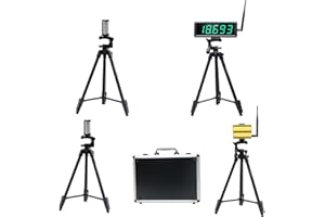 YZ Laser Timer for Sprints, Laser Sprint System, Track Laser Timer Stopwatch, Lap/Speed Training/Track Field/Running/Football(High Stand)