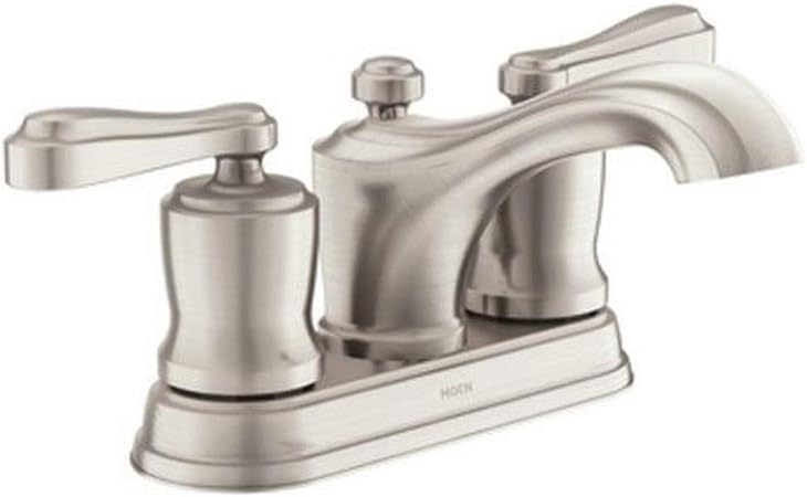 Moen 84340srn Centerset Bathroom Faucet With Pop Up Drain Assembly