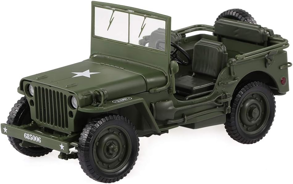 Goolsky 685006 1/18 Military Jeep Toy Car Military Tactics Car Model