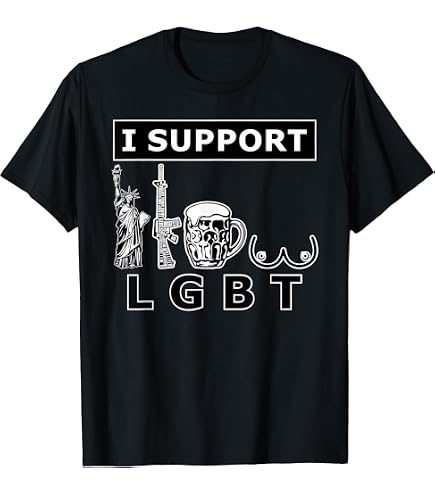 Amazon.com: I Support LGBTQ (Liquor, Guns, Beer, Titties