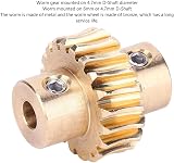 Elprico Worm Wheel 10:1 Bronze Gear Metal Worm Set Industrial Robot Parts view 6