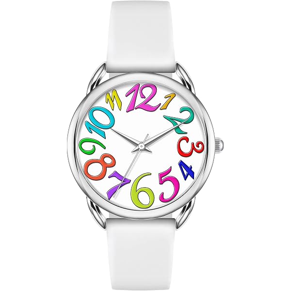 Amazon.com: 37MM Watch for Women Black and White Watch 