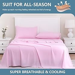 MEISHANG California King Size Sheet Set, Soft