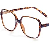 miyya Blue Light Blocking Glasses for Women, Blue Light Glasses for Women Oversized Fashion and Costume Glasses