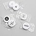Big Dot of Happiness Shoots and Scores - Hockey - Baby Shower or Birthday Party Round Candy Sticker Favors - Labels Fit Chocolate Candy (1 Sheet of 108)