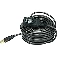 Monoprice 32ft 10M USB 2.0 A Male to A Female Active Extension/Repeater Cable Use with Playstation, Xbox, Kinenct, Oculus VR,