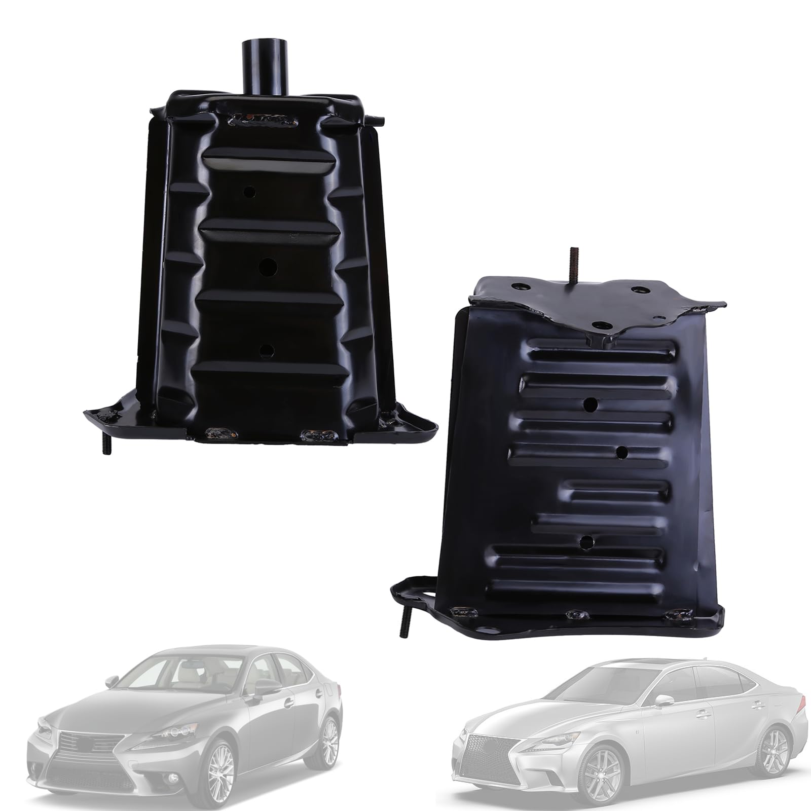 Photo 1 of 2Pcs Right & Left Front Bumper Bracket Mounting Reinforce Fit for Lexus IS350 IS300 IS250 IS200t 2014-2021 Driver & Passenger Side Bumper Mounting Reinforce Replaces# 57107-53022 57108-53022