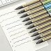Metallic Marker Paint Pens - Beupro Metallic Color Painting Pens Art Marker Set of 10 Assorted Colors for Gift Card Making, DIY Photo Album, Rock Painting, Glass, Metal, Wood, Works on Most Surfaces