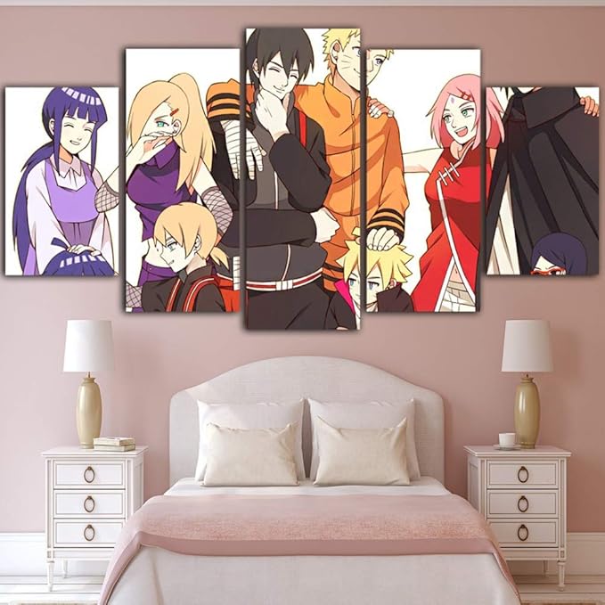 Cuadro en Lienzo 5 partes Impresiones de la lona Pintura Decoración