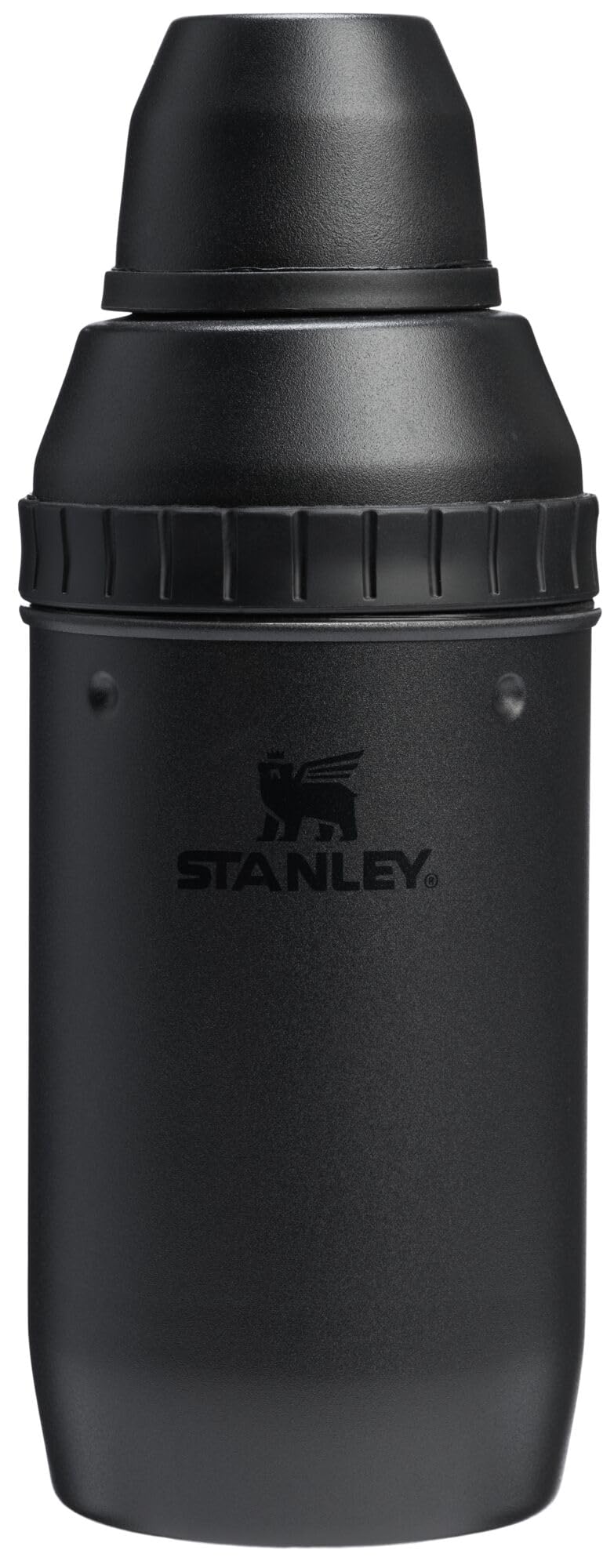 Stanley Happy Hour Cocktail Shaker Set 20 oz | Bartender Kit for Camping and Travel | Cocktail Drink Mixing Set with 2 Cups | Insulated Stainless Steel | BPA-Free | Black 2.0 Image