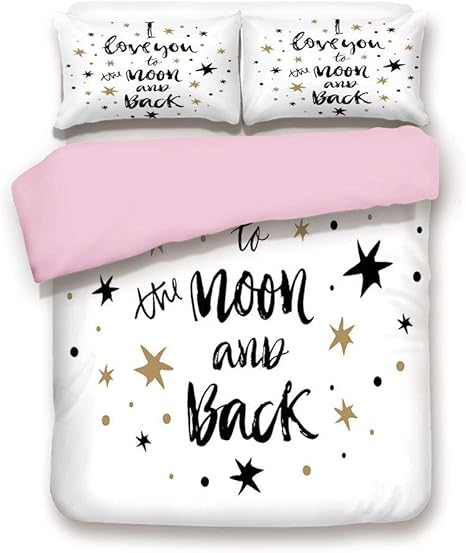 love you to the moon and back crib set