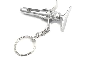 LAJA IMPORTS Dentist Gift Dental Aspirating Syringe Cartridge Keychain