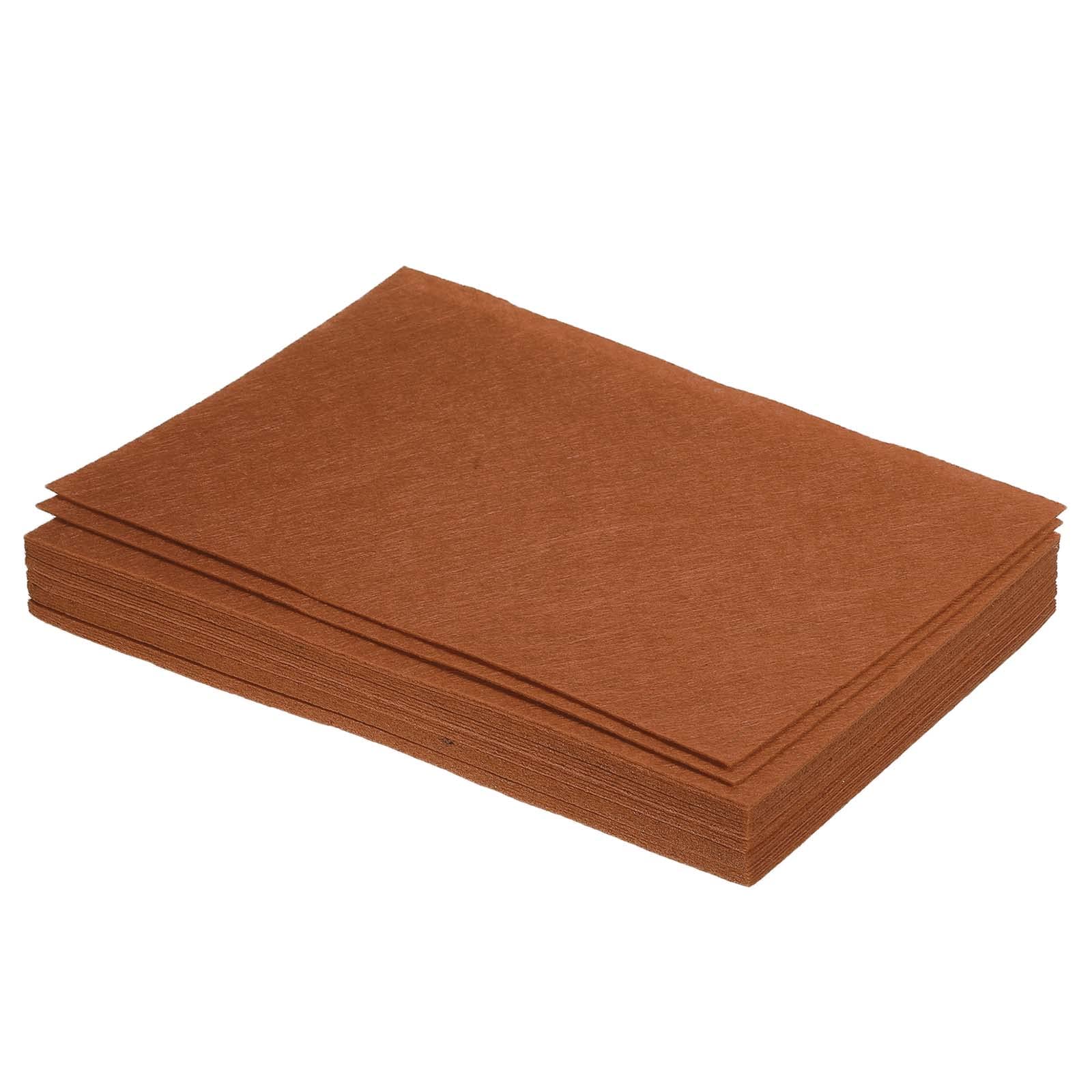 PATIKIL Soft Felt Sheets Fabric Craft Sheets Brown 12 Inch x 8 Inch for DIY, Hobby, Decoration Pack of 24