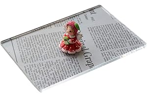 mofa Clear Acrylic Perspex Sheet Cut Plastic Transparent Board Perspex Panel,DIY and Sign ("6" X"4")