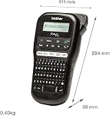 Brother PT-H110 Label Printer P-Touch Labeller with QWERTY Keyboard view 3