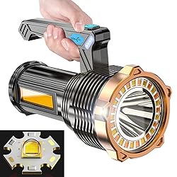 Wrrozz LED Flashlight USB Rechargeable, Super