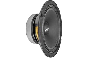 PRV AUDIO 8MR450A 8 Inch Midrange Speaker, 8 Ohms, 450 Watts, 96 dB, Mid Range Loudspeaker for High Output Pro Sound System (