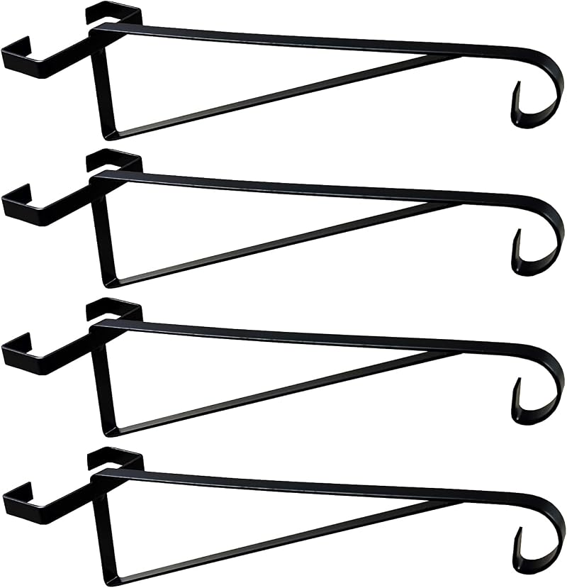 Selections Metal Hanging Basket Brackets Hooks Hangers for Concrete Fence Posts