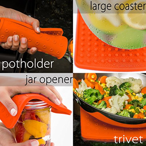 Premium Silicone Pot Holders for Kitchen Easy to Clean Trivets for