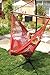 Hammock Chair Hanging Rope Chair Porch Swing Outdoor Chairs Lounge Camp Seat At Patio Lawn Garden Backyard-300lbs Weight Capacity-(Yard Green)