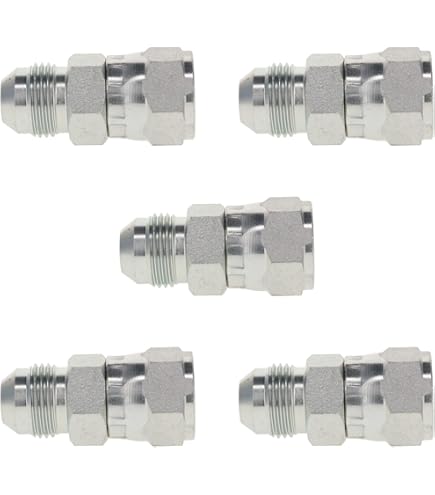 AF C5405-04-02 - Tubo JIC 1/4 Maschio (7/16''-20) X 1/8 Maschio (.405''-27) 90° - Foto 5