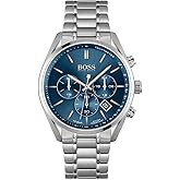 BOSS Men's Premium Fashion Quartz Chronograph Watch | Water Resistance up to 50m (Model 1514155)