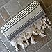 Dandelion - Ivory Basic Pattern - 100% Naturally-Dyed Cotton Turkish Towel Peshtemal - 71x39 Inches - Black