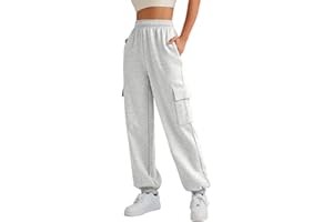 AUTOMET Womens Cargo Sweatpants Oversized Fleece Joggers Fall Fashion Outfits Y2k Clothes 2024 with Pockets