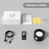 Mexllex LED Wall Light Indoor 360° Rotatable 3 Color Modes 3 Brightness view 6