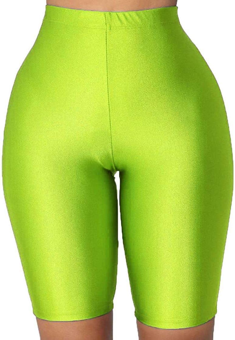 PESIONWomen's Active Biker Yoga Shorts/Pants, Sexy Spandex Boyshort