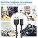 WUXIAN Phone Cable 5Pack 3FT 3FT 6FT 6FT 10FT Nylon Braided USB Charging & Syncing Cord Compatible iPhone X iPhone 8 8 Plus 7 7 Plus 6s 6s Plus 6 6 Plus iPad iPod Nano (Black&White)