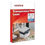 HARtwii Laser Transparency Film 50 Sheets 11 x 17
