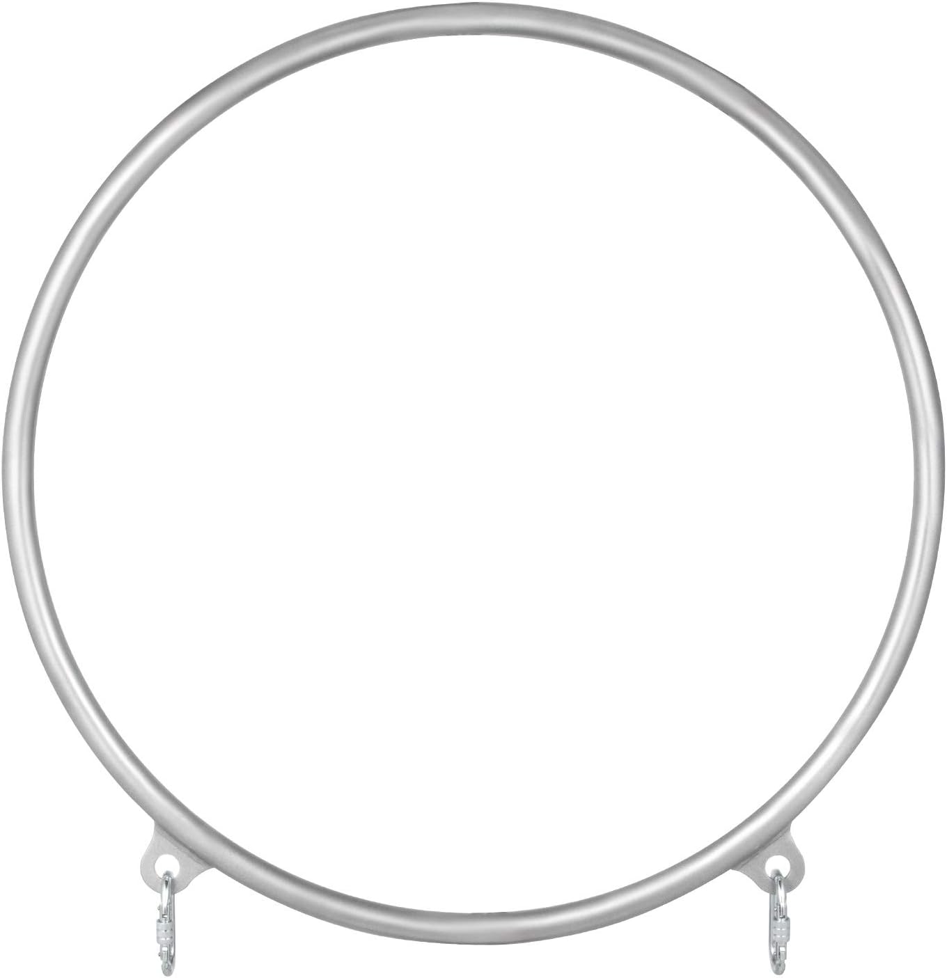 Popsport Lyra Hoop Stainless Strength Tested 80 to 95cm Single and Double Point Circus Aerial Equipment Yoga Hoop Single Point Aerial Ring Set