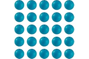 Round Silicone Beads 50pcs 15mm Silicone Focal Beads Rubber Loose Spacer Bead Bulk for DIY Pen Keychain Bracelet Necklace Jew
