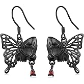 KoyeKei Sterling Silver Halloween Dangle Drop Earrings - Cute Halloween Jewelry Gifts for Daughter