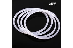 4x Replacement Gaskets Silicone Rubber Seal Ring for Magic Bullet mb1001 Series 250w Juicer Blender