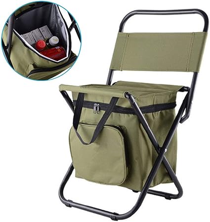 backpack with folding chair