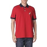 Nautica Men's Classic Fit Short Sleeve Performance Pique Polo Shirt