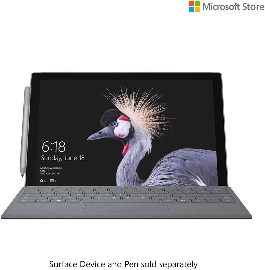 Amazon Com Microsoft Surface Pro Signature Type Cover Platinum Computers Accessories